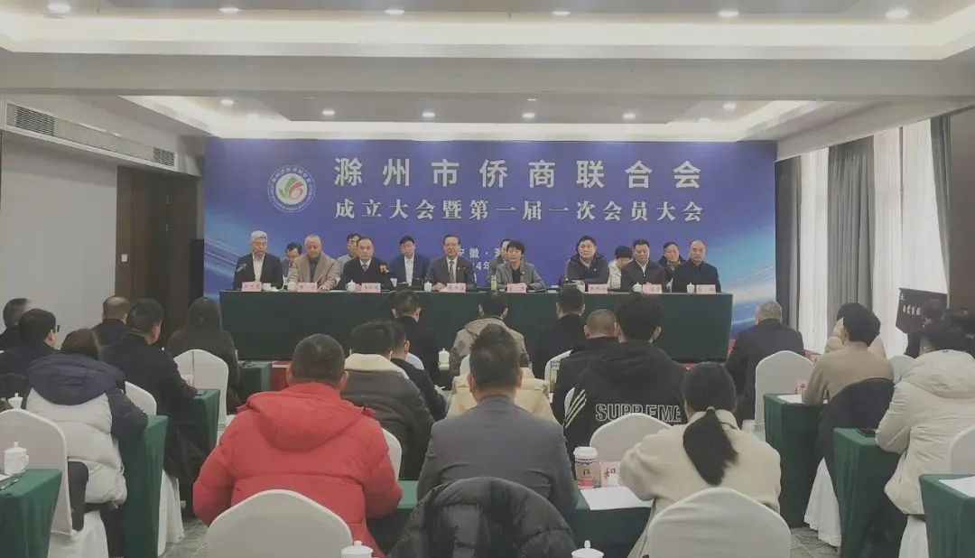 滁州市侨商联合会正式成立——李世蕴、金力到会祝贺并讲话