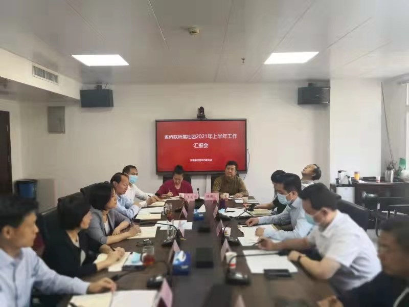 统一思想，凝聚合力 河南省侨联召开所属社团上半年工作 汇报会