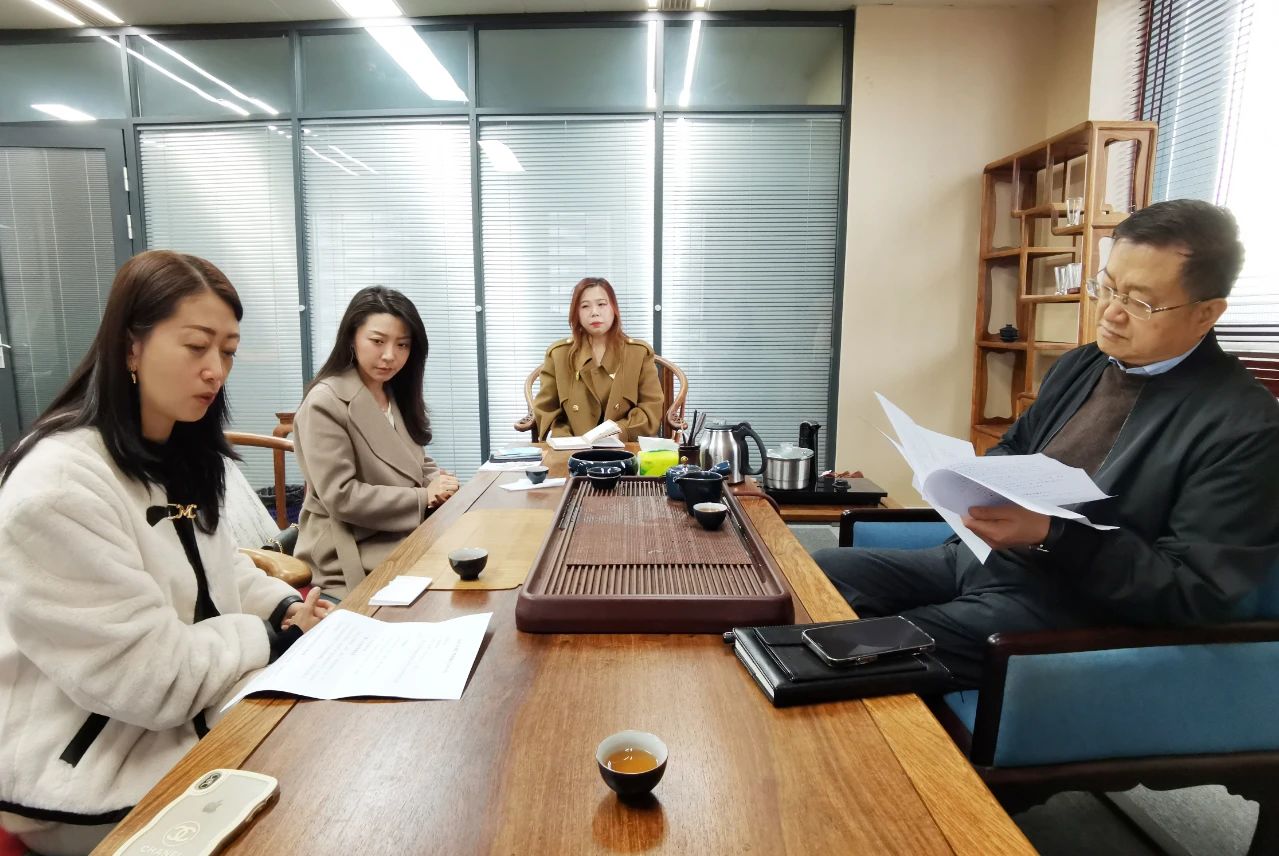 省侨商会秘书处走访第二季度轮值会长单位东泰控股，并向轮值会长汇报第二季度重点工作