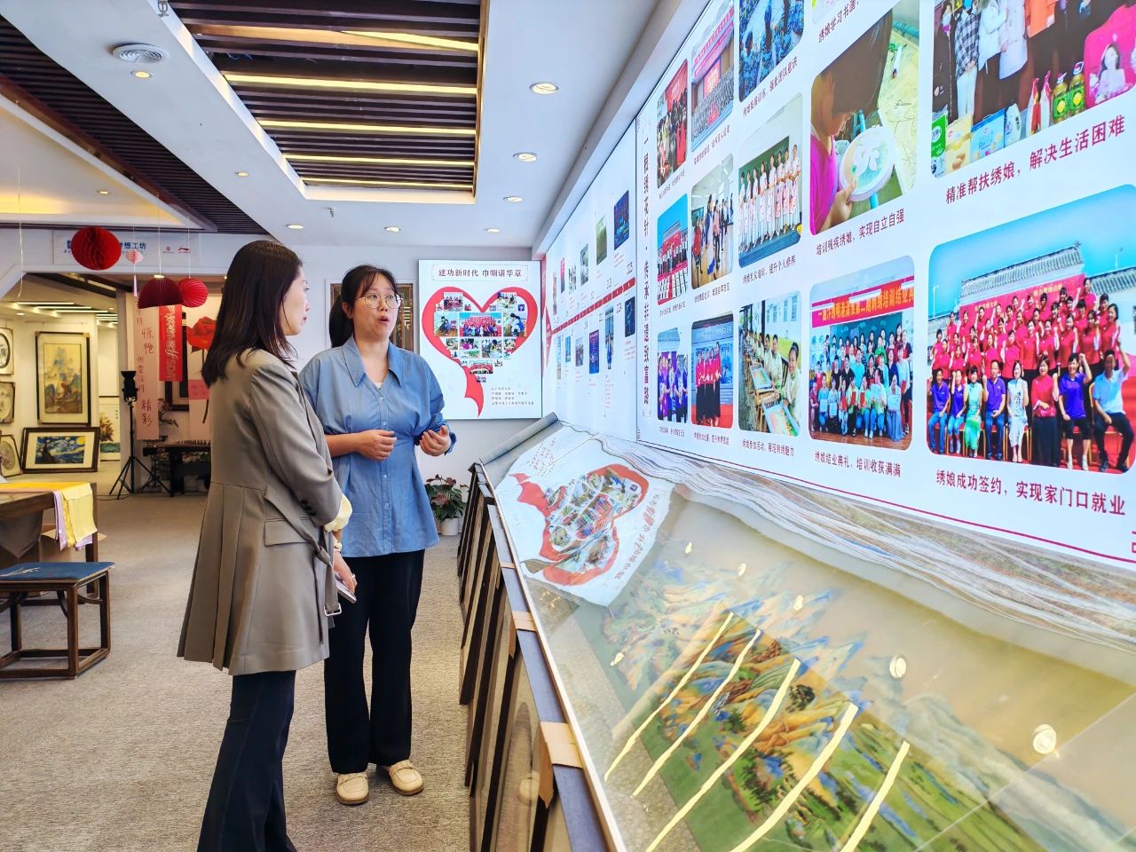 省侨商会走访理事单位一涵汴绣，共探传承与发展