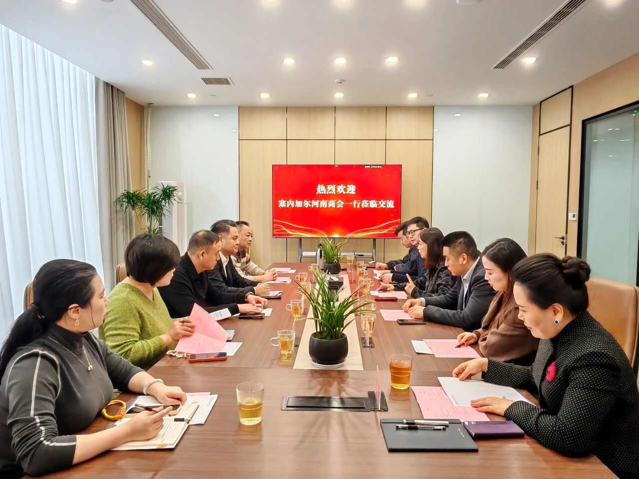 【商会动态】塞内加尔河南商会一行到访河南省侨商联合会座谈交流