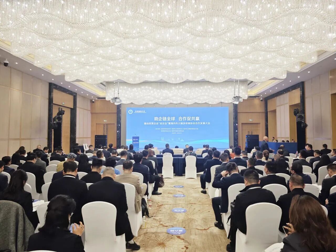 重庆华商会、重庆市侨青会应邀参加渝商大会涉侨商协会合作发展专场活动